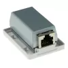 Aufputz-Abschirmdose ACT CAT6, 1-Port, 39×54×29,5 mm