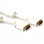ACT AK3630 Hochwertiges DVI-D Dual-Link-Kabel Stecker-Stecker, 1,8 m, Elfenbein