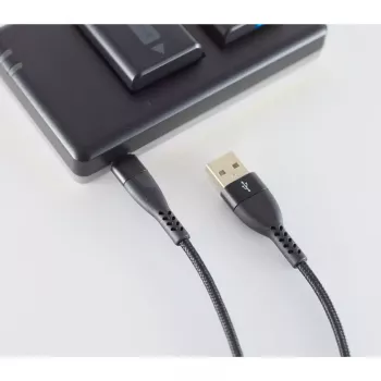 USB-Kabel ShiverPeaks BS20-72025 1m USB 2.0 A auf Micro-USB B Schwarz