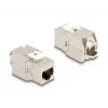 Delock 86050 Keystone-Modul RJ45-Buchse Cat.6A STP, 4er-Pack