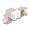 Delock 86050 Keystone-Modul RJ45-Buchse Cat.6A STP, 4er-Pack