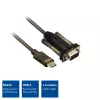 ACT AC6002 serielles Kabel DB-9, 1,5 m, schwarz