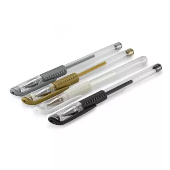 Hama Classic Kappe Gelstift Schwarz, Gold, Silber, Weiß 4 Stück