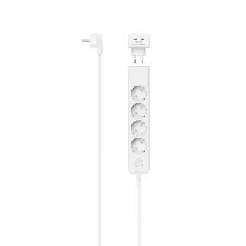 Hama 00223191 Steckdosenleiste, 5-fach, mit USB-C-Adapter