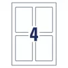Avery Placard Label Holders Hellgrau Selbstklebend A4 80 Etiketten
