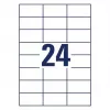 Avery Zweckform 6605 Universal-Etiketten, 70 x 37 mm, 65 Blatt (50+15), Ultragrip, randlos, weiß