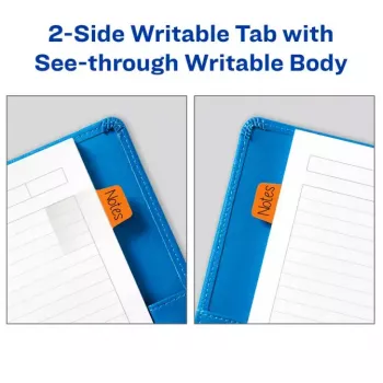 Blanko-Registerreiter Avery Ultra Tabs 74760 Blau Grün Orange Rot
