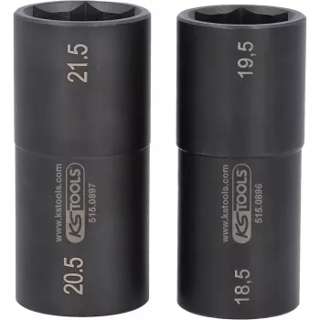 Steckschlüsselsatz KS Tools 515.0895 1/2 Zoll Antrieb 2 Steckschlüsseleinsätze