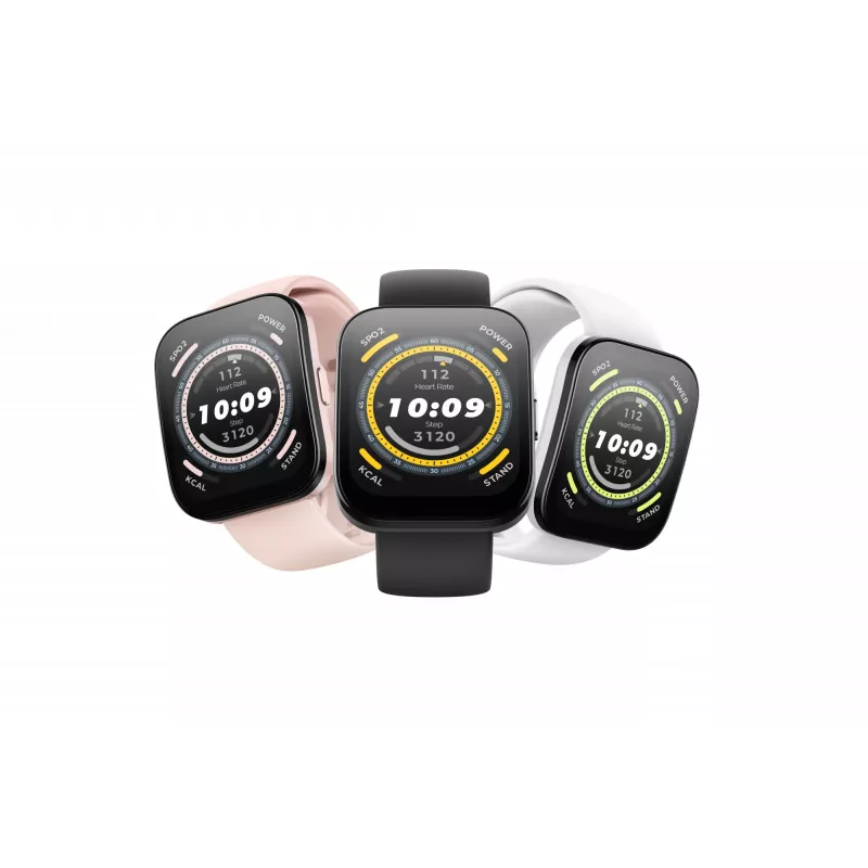 Amazfit Bip 5 4.85 cm (1.91 Zoll) TFT 45.9 mm Digital 320 x 380 Pixel Touchscreen Pink GPS (Satellit)