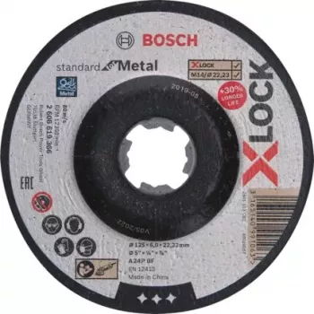 Schleifscheibe Bosch 2 608 619 366 gekröpfte Ausführung für Stahl