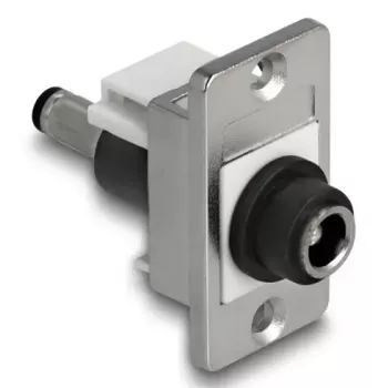 DeLOCK Keystone-Modul 90886 Flach Schwarz Silber Weiß DC 5,5 x 2,5