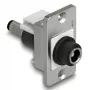DeLOCK Keystone-Modul 90886 Flach Schwarz Silber Weiß DC 5,5 x 2,5