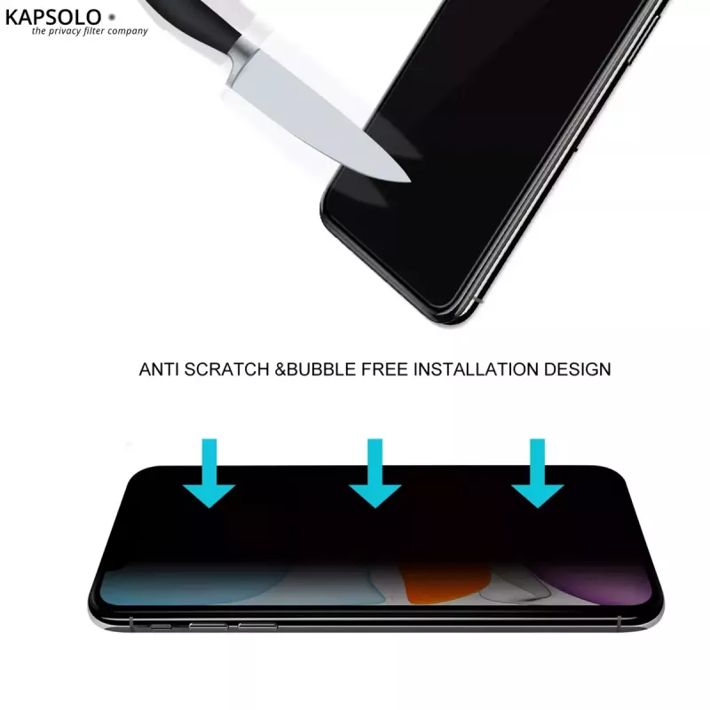 Privacy Panzerglas KAPSOLO iPhone X