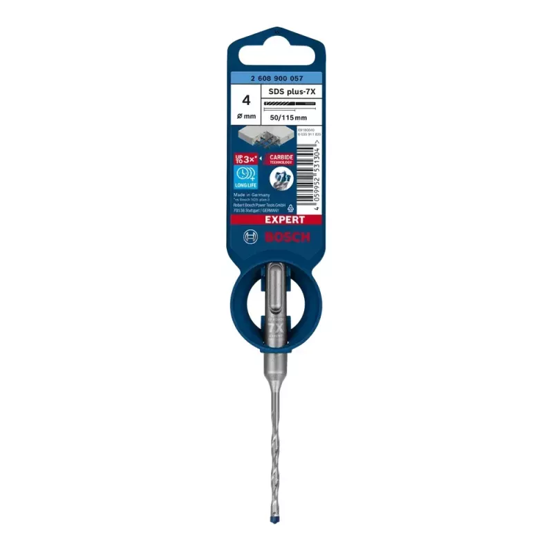 Bohrer Bosch SDS plus-7X 4 mm Durchmesser 115 mm Länge