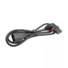 ACT Netzkabel C14 - C13 IEC Lock (abgewinkelt) schwarz 2 m, PC2045