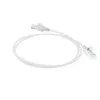 ACT Weiß 1 m LSZH U/UTP CAT6 Datacenter Slimline Patchkabel mit Rasthebelschutz und RJ45-Steckern