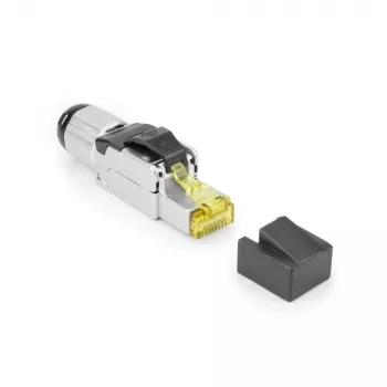 ACT Feldkonfektionierstecker RJ45 CAT6A geschirmt, werkzeuglos, 4PPoE 100W