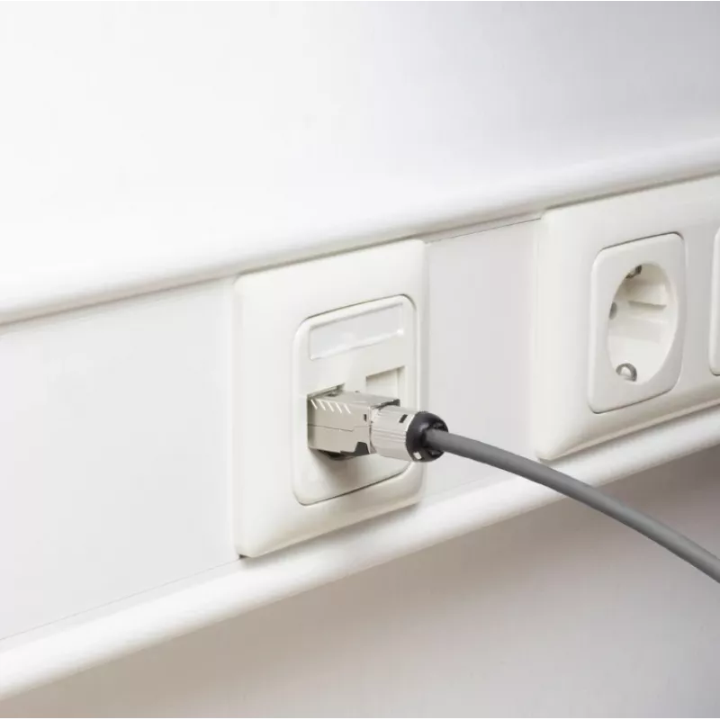 ACT Feldkonfektionierstecker RJ45 CAT6A geschirmt, werkzeuglos, 4PPoE 100W