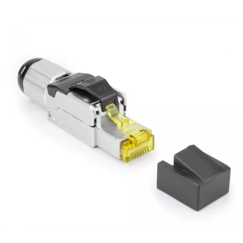 ACT Feldkonfektionierstecker RJ45 CAT6A geschirmt, werkzeuglos, 4PPoE 100W