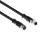 ACT Industrial 1,50 Meter Sensorkabel M8A 3-polig Stecker auf M8A 3-polig Buchse, Ultraflex Xtreme TPE Kabel, geschirmt
