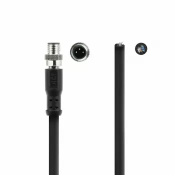 ACT Industrial 5,00 Meter Sensorkabel M8A 3-polig Stecker auf offenes Ende, Ultraflex Xtreme TPE-Kabel, geschirmt