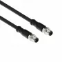 ACT Industrial 1,50 Meter Sensorkabel M8A 4-polig Stecker auf M8A 4-polig Stecker, Ultraflex Xtreme TPE-Kabel, geschirmt