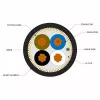 ACT Industrial 3.00 Meter Sensorkabel M8A 4-polig Stecker auf M8A 4-polig Stecker, Ultraflex Xtreme TPE-Kabel, geschirmt