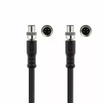 ACT Industrial 5.00 Meter Sensorkabel M8A 4-polig Stecker auf M8A 4-polig Stecker, Ultraflex Xtreme TPE-Kabel, geschirmt