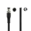 ACT Industrial 1,50 Meter Sensorkabel M12A 4-polig Stecker auf offenes Ende Superflex Xtreme TPE-Kabel, geschirmt