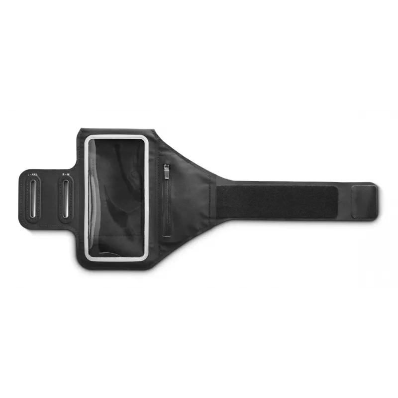 Hama 00019861 Sport-Armband-Handyhülle für Jogging, 6,5-6,9 Zoll, wasserabweisend, Schwarz