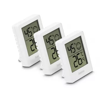 Hama Cres Elektronisches Umgebungsthermometer Innenbereich Weiß
