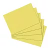 Karteikarte Herlitz 10837136 Gelb A5 100 Stück