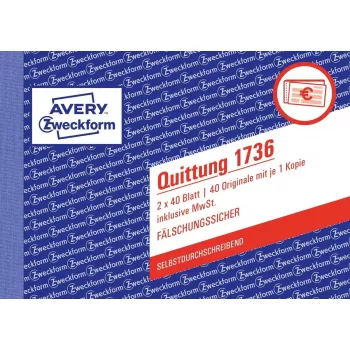 Abrechnungsbuch A6 Avery 1736