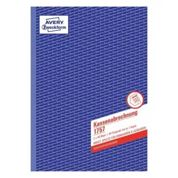 Buchhaltungsformular / -buch AVERY 1757