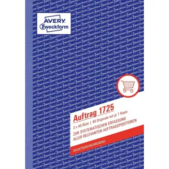 Buchhaltungsformularbuch AVERY 1721-5 A5 40 Seiten