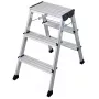 Stufenstehleiter Krause 130068 Aluminium Schwarz