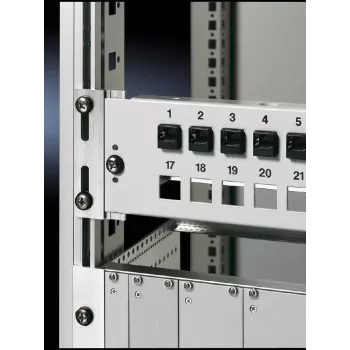 Rittal DK 7246.060 Metrischer Rack-Adapter, 6U, 19/21 Zoll, 2er-Pack