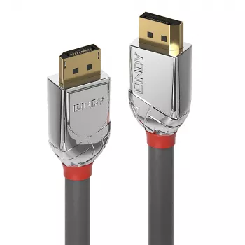 Lindy 0,5m DisplayPort 1.4 Kabel, Cromo Line, 0,5 m, DisplayPort, DisplayPort, Stecker, Stecker, 4096 x 2160 Pixel