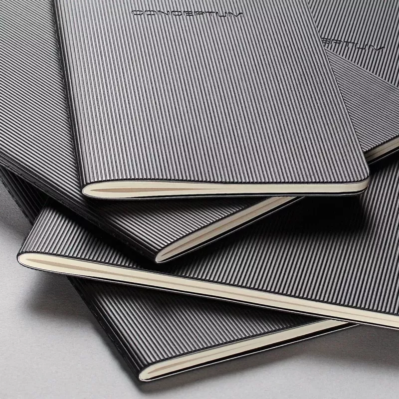 Schreibblock Sigel CONCEPTUM A5 64 Blatt Schwarz