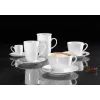 Ritzenhoff & Breker Snap BIANCO Porzellan-Cappuccinotasse 0,3 L, 4er-Set