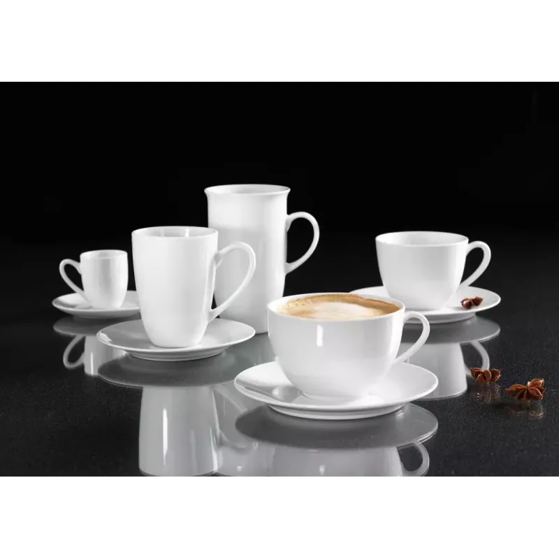 Ritzenhoff & Breker Snap BIANCO Porzellan-Cappuccinotasse 0,3 L, 4er-Set