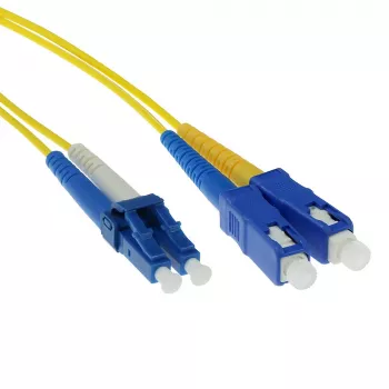 ACT 30 Meter LSZH Singlemode 9/125 OS2 Glasfaser-Patchkabel Duplex mit LC- und SC-Steckern