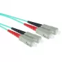 ACT 5 Meter LSZH Multimode 50/125 OM3 Glasfaser-Patchkabel Duplex mit SC-Steckern