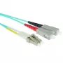 ACT 5 Meter LSZH Multimode 50/125 OM3 Duplex LC SC Glasfaser-Patchkabel