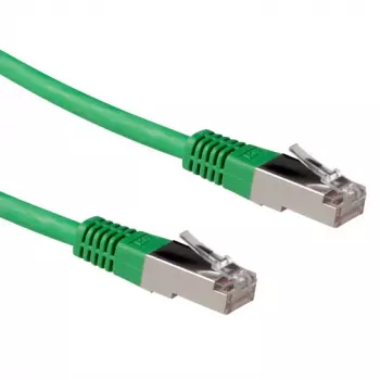 ACT Grün 1 Meter LSZH SFTP CAT6A Patchkabel mit RJ45-Steckern