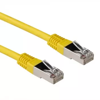 ACT Gelb 1 Meter LSZH SFTP CAT6A Patchkabel mit RJ45-Steckern