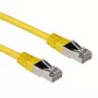 ACT Gelb 7 Meter LSZH SFTP CAT6A Patchkabel mit RJ45-Steckern