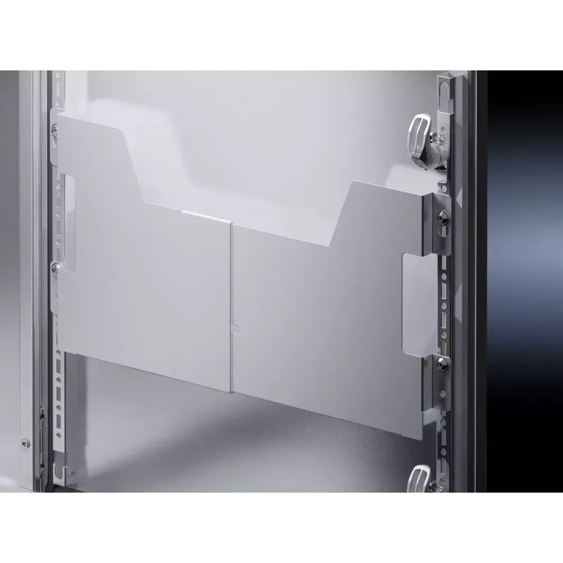 Rittal AX 2515.200 Schaltplan-Tasche für 400/500 mm Türbreite, Lichtgrau (RAL 7035)