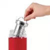Emsa TEA MUG Isolierbecher mit 2-in-1-Siebeinsatz, 420 ml, Rot