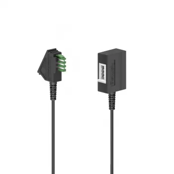 Hama 00201102 Telefonkabel 10 m Schwarz
